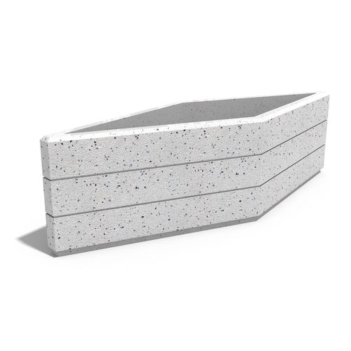 Jardinière en béton fibré - 230 - Encho Enchev - ETE - en béton à haute performance / en marbre / en granite