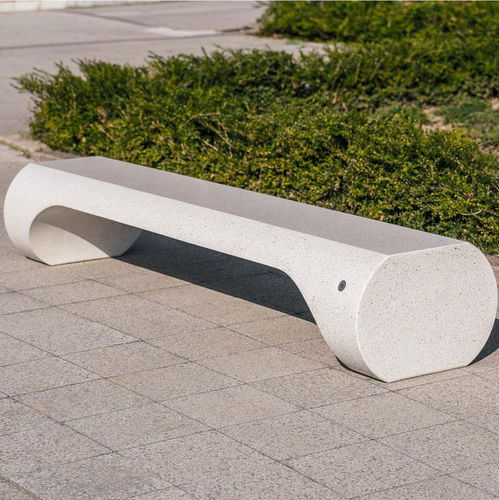 Banc public contemporain - 187 - Encho Enchev - ETE - en béton à haute performance / en béton fibré / en béton armé