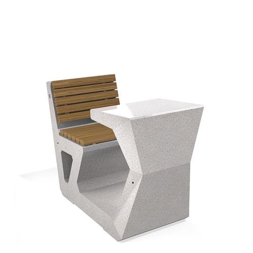 Ensemble table et chaises contemporain - 279 - Encho Enchev - ETE - d'extérieur / en iroko / en bambou