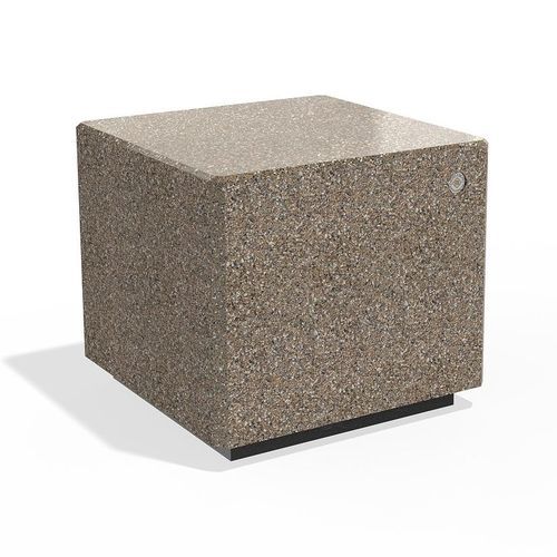 Tabouret contemporain - 268-O - Encho Enchev - ETE - en béton à haute performance / en ccv / avec piètement en béton fibré