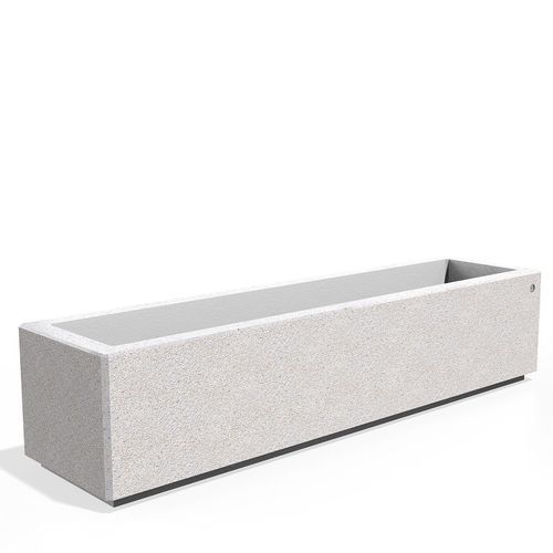 Jardinière en béton à haute performance - 268-M - Encho Enchev - ETE - en marbre / en granite / rectangulaire