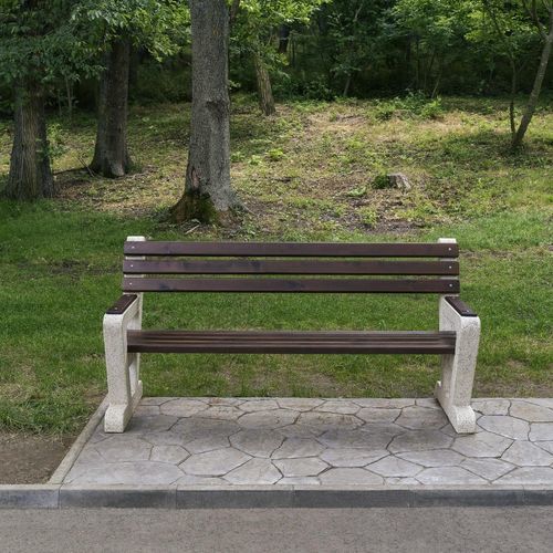 Banc public contemporain - 109 - Encho Enchev - ETE - en bois / en béton à haute performance / en béton fibré