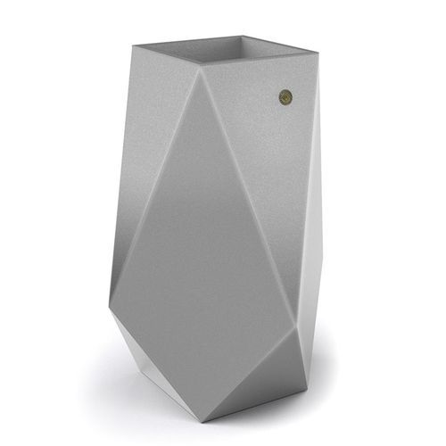 Jardinière en acier inoxydable - 301 - Encho Enchev - ETE - carrée / contemporaine / pour espace public