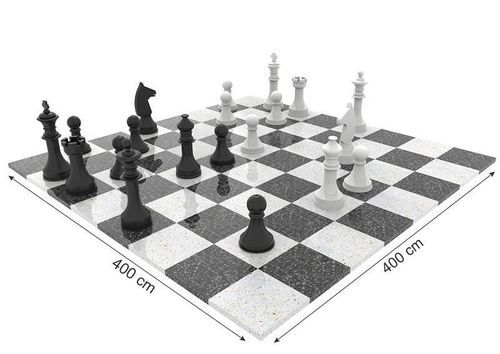 Table d'échecs d'extérieur - 162 - Encho Enchev - ETE - contemporaine / pour aire de jeux / pour espace public