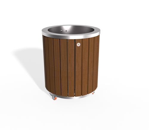 Jardinière en bois - 317 - Encho Enchev - ETE - en acier inoxydable / contemporaine / pour aire de jeux