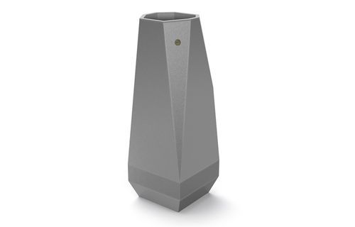 Jardinière en acier inoxydable - 311 - Encho Enchev - ETE - en métal / contemporaine / pour piscine publique