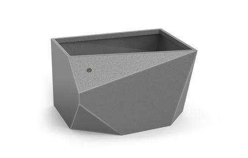 Jardinière en acier inoxydable - 313 - Encho Enchev - ETE - résistante aux intempéries / contemporaine / pour aire de jeux