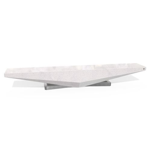Banc public contemporain - 343 - Encho Enchev - ETE - en béton / en marbre / sans dossier
