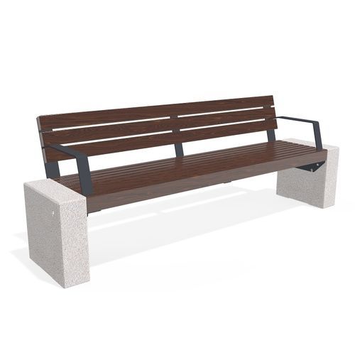 Banc de jardin en béton - 333 - Encho Enchev - ETE - en granite / en marbre / en bois massif