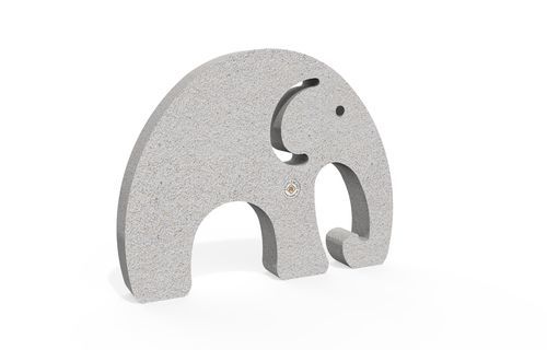 Borne anti-stationnement - ELEPHANT - Encho Enchev - ETE - piétonne / décorative / en béton armé