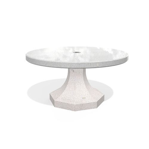 Table contemporaine - 434 - Encho Enchev - ETE - en béton fibré / ronde / écologique