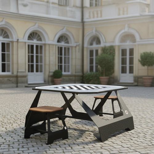 Table de jeu de palets d'extérieur - 386 - Encho Enchev - ETE - contemporaine / pour parking / pour aire de jeux
