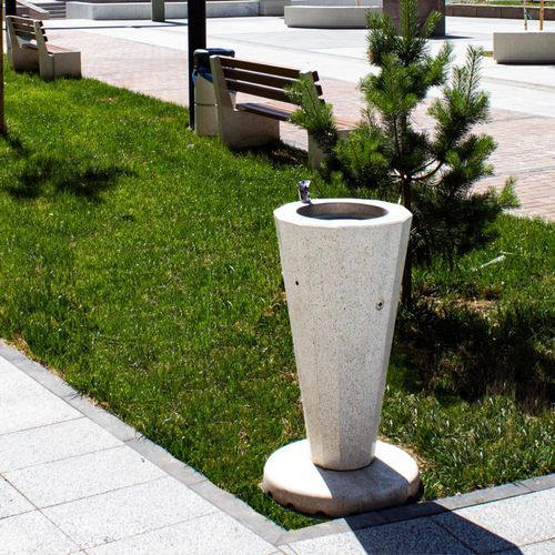Fontaine à eau pour chiens - 256 - Encho Enchev - ETE - d'extérieur / en béton à haute performance / en béton fibré