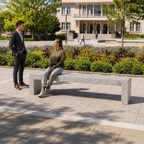 Banc public contemporain - 157 - Encho Enchev - ETE - en béton à haute performance / en béton fibré / en béton armé