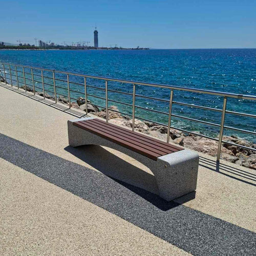 Banc public contemporain - 233 - Encho Enchev - ETE - en béton à haute performance / en béton fibré / en béton armé