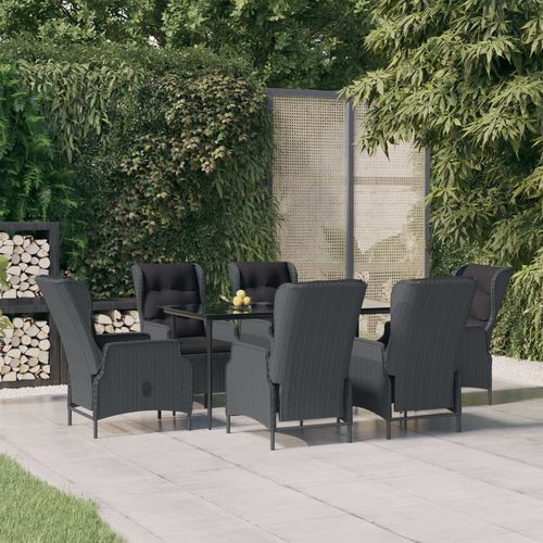 Ensemble table et chaises contemporain - vidaXL 7-tlg : 3156803 - desayo - de jardin / de terrasse / d'intérieur