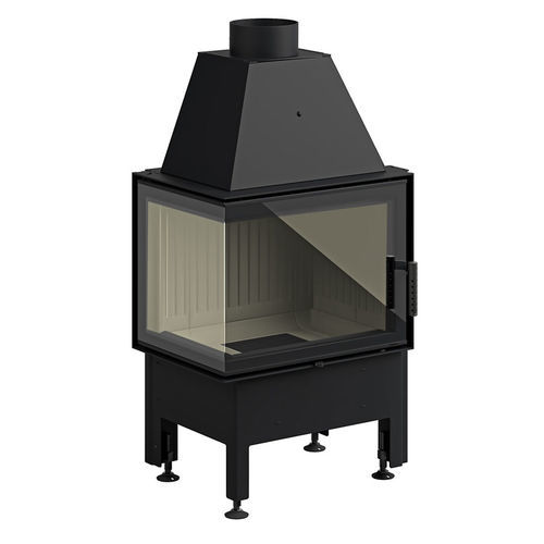 Insert de cheminée d'angle - Smart 2LXT / 2PXT - desayo - à bois / en acier / contemporain