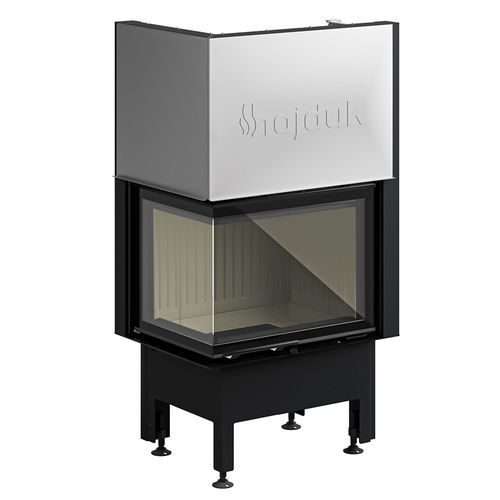 Insert de cheminée d'angle - Smart 2LXTh / 2PXTh - desayo - à bois / en acier / contemporain