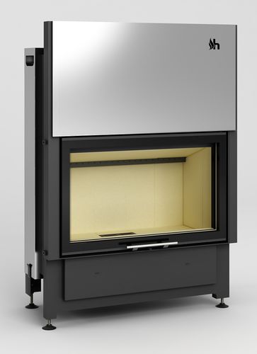 Insert de cheminée à bois - Volcano BTh - desayo - en acier / contemporain / certifié CE