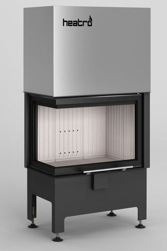 Insert de cheminée double face - Heatro 55LH 9KW - desayo - à bois / en acier / contemporain