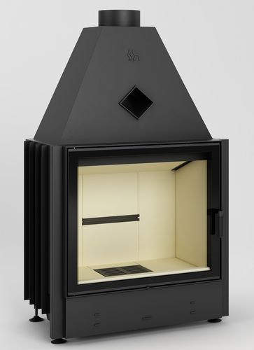 Insert de cheminée à bois - Volcano ST - desayo - en acier / contemporain / classe A+