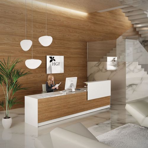 Banque d'accueil modulable - B05 - GIBAM SHOPS SPA - en bois
