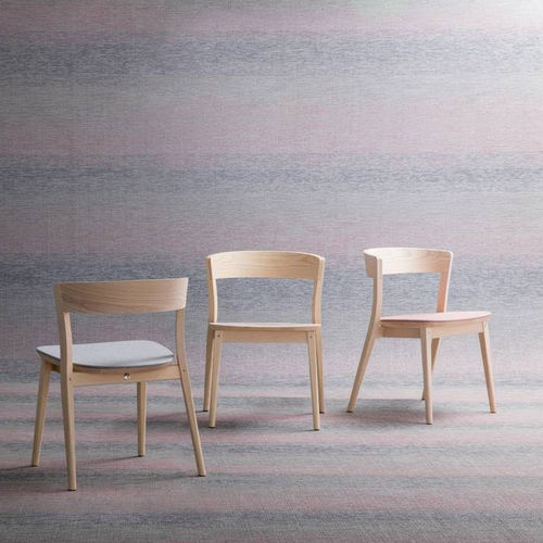 Chaise de salle à manger contemporaine - CLARKE - SP01 design - d'intérieur / en tissu / en cuir