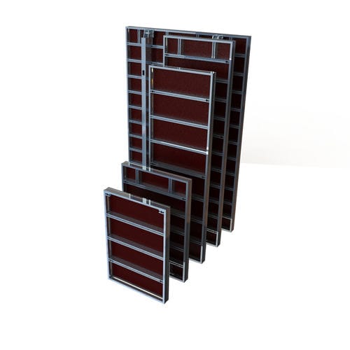 Coffrage modulaire - MODALU - Jean Four Eurobress - cadre / en contreplaqué / en aluminium