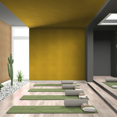 Revêtement mural pour intérieur - WAVE - Muratto - en liège / 3D / à effet dimensionnel