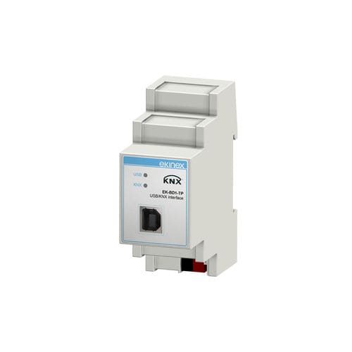 Module d'interface passerelle - EK-BD1-TP - ekinex® - sur rail DIN / KNX / USB