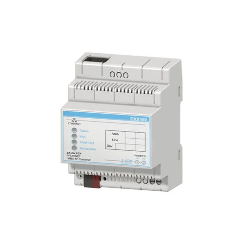 Module d'interface passerelle - EK-BN1-TP - ekinex® - sur rail DIN / KNX / Ethernet