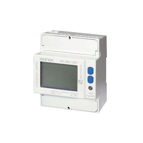Compteur d'énergie triphasé - EK-ME1-80T - ekinex® - numérique / 50 Hz / 60 Hz