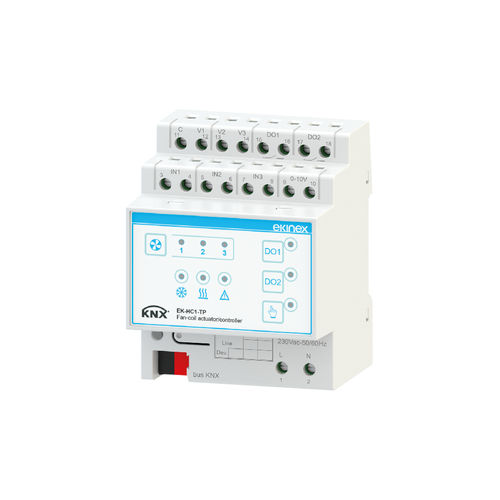 Régulateur de ventilation pour système de ventilation - EK-HC1-TP - ekinex® - pour système de chauffage / KNX