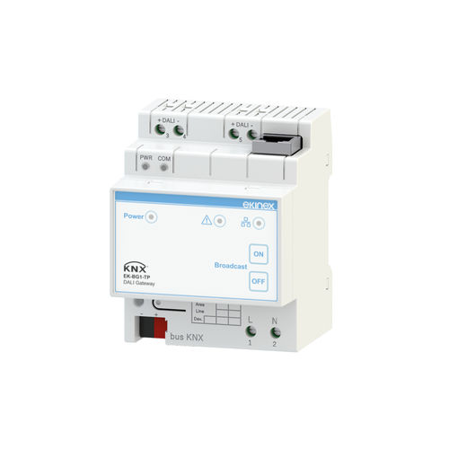 Module d'interface passerelle - EK-BG1-TP - ekinex® - sur rail DIN / KNX / Ethernet