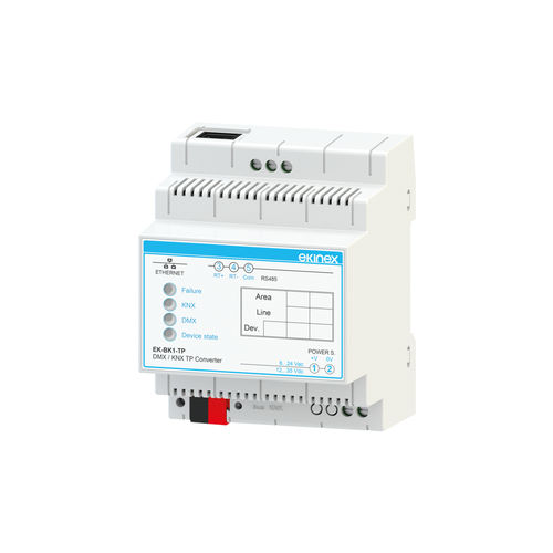 Module d'interface passerelle - EK-BK1-TP - ekinex® - sur rail DIN / KNX / DMX