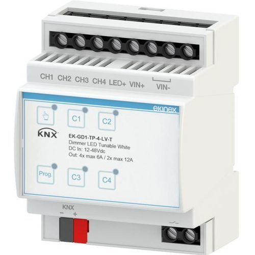 Module de variateur d'éclairage - EK-GD1-TP-4-LV-T - ekinex®