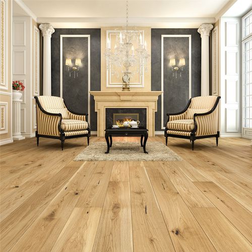 Parquet contrecollé - JOY - Barlinek - en chêne / en huile naturelle / brossé