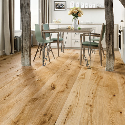 Parquet contrecollé - INTENSE - Barlinek - en chêne / brossé / mat
