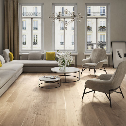 Parquet contrecollé - BISCUITS GRANDE - Barlinek - en chêne / huilé / brossé
