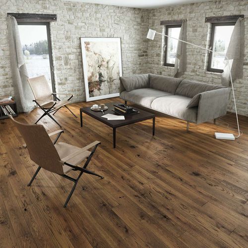 Parquet contrecollé - NUGAT PICCOLO - Barlinek - en chêne / mat / laqué