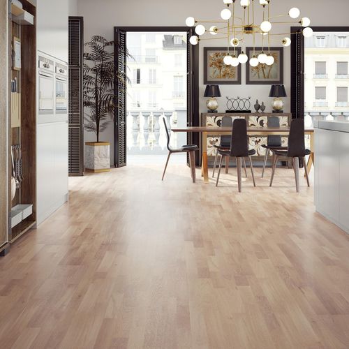 Parquet contrecollé - BANANA SONG MOLTI - Barlinek - en chêne / brossé / mat