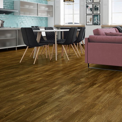 Parquet contrecollé - HONEY MOLTI - Barlinek - en chêne / brossé / mat