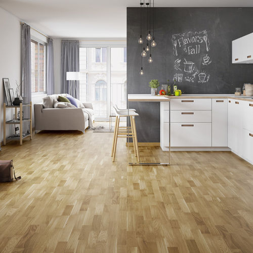 Parquet contrecollé - ASKANIA MOLTI - Barlinek - en chêne / laqué / à coller