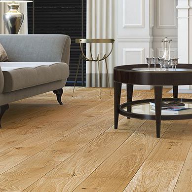Parquet contrecollé - CHEER - Barlinek - en chêne / brossé / mat