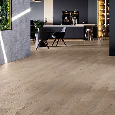 Parquet contrecollé - AMARETTI MEDIO - Barlinek - en chêne / en huile naturelle / brossé