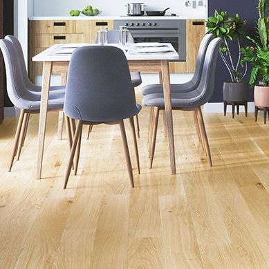 Parquet contrecollé - MERSEY MEDIO - Barlinek - en chêne / en huile naturelle / brossé