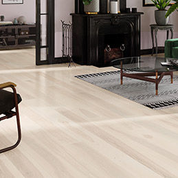 Parquet contrecollé - LIMONE GRANDE - Barlinek - en frêne / brossé / laqué