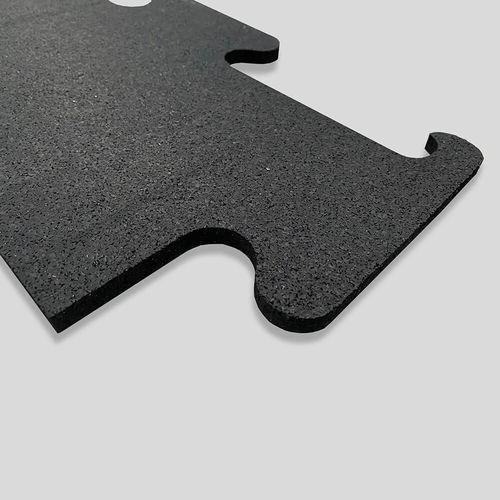 Revêtement de sol en caoutchouc recyclé - BORDI PUZZLE HD - Ken bio srl - d'intérieur / pour salle de sport / pour activité sportive