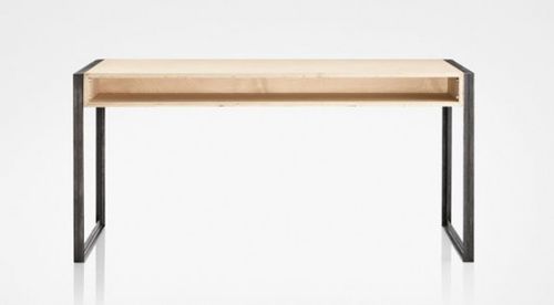 Bureau contemporain - LLLP by Nicholas Rose - en contreplaqué / en acier / luge