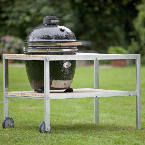 Barbecue à charbon - CLASSIC - Monolith - professionnel / sur roulettes / en fonte